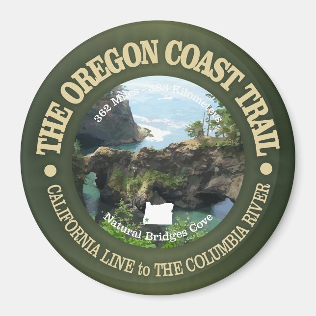 Oregon Coast Trail Magnet (Front)