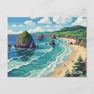 Oregon coast Travel Postcard