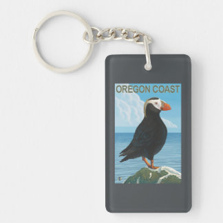 Oregon Coast Tufted Puffin Keychain