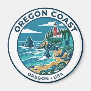 Oregon Coast USA Magnet