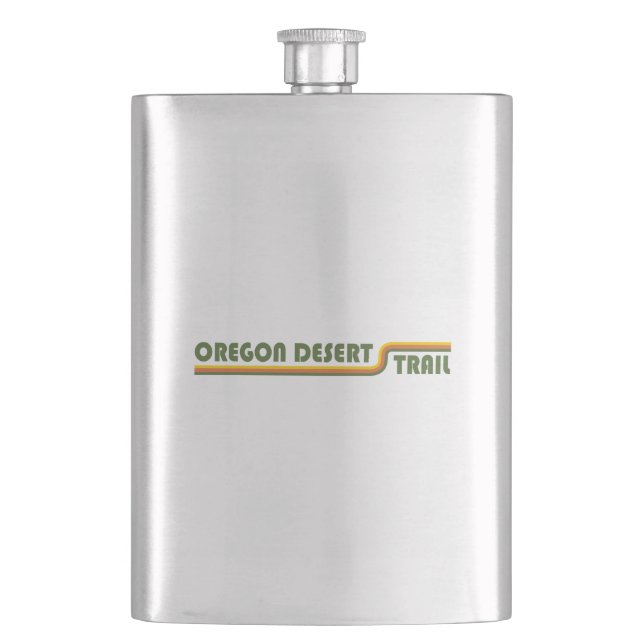 Oregon Desert Trail Hip Flask (Front)