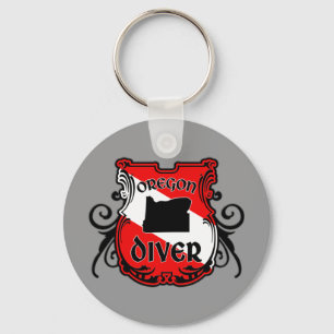 Oregon Diver Keychain