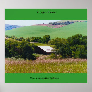 Oregon Farm Poster