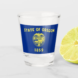 Oregon Flag Shot Glass