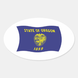 Oregon Flag Sticker