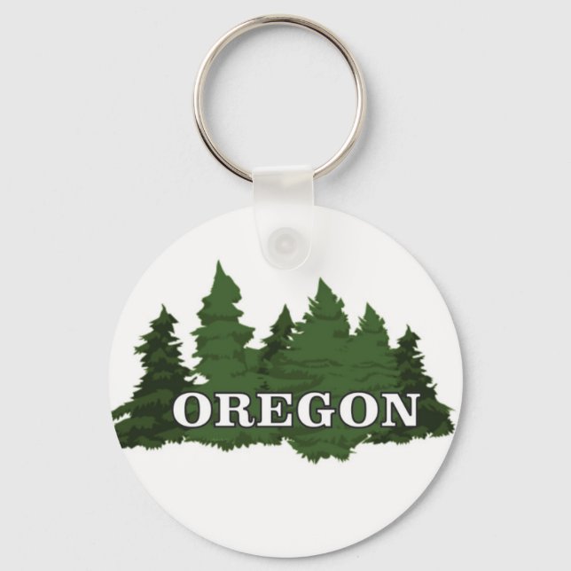 Oregon Forest Keychain (Front)
