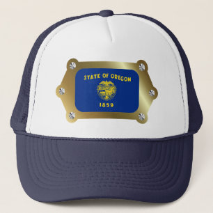 Oregon framed Flag Hat