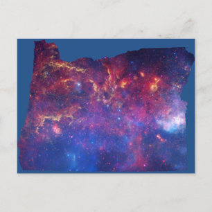 Oregon Galaxy Print Postcard