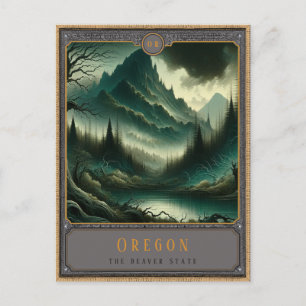 Oregon   Gothic Art Postcard