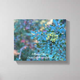 Oregon Grape  Canvas Print