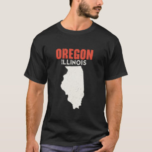 Oregon Illinois USA State America Travel Illinoisa T-Shirt