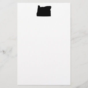 Oregon in Black and White Stationery