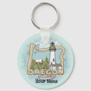 Oregon Lighthouse  Keychain