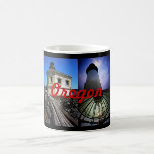 Oregon Lighthouse Montage Mug - Customized