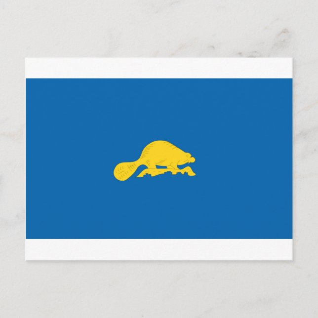 Oregon  Official State Flag Reverse Postcard (Front)