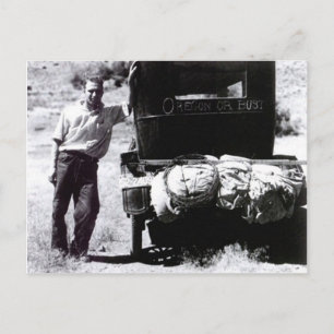 "OREGON OR BUST" Postcard! Promo for Visiting OR! Postcard