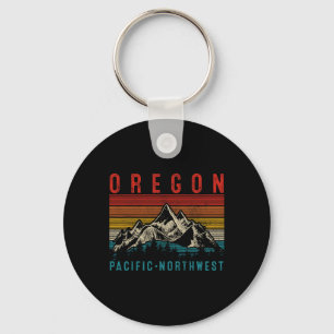Oregon Pnw Vintage Usa America Souvenir Keychain