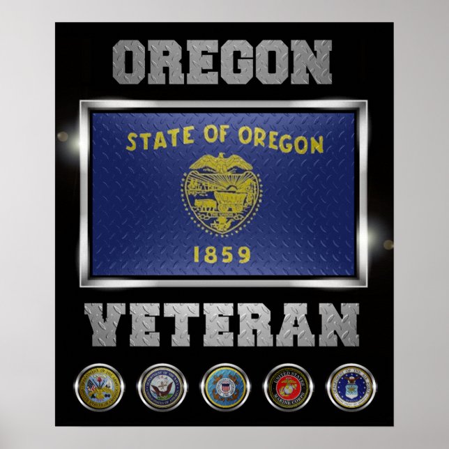 Oregon poster vétéran (Devant)