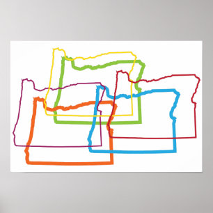 oregon pride blur poster