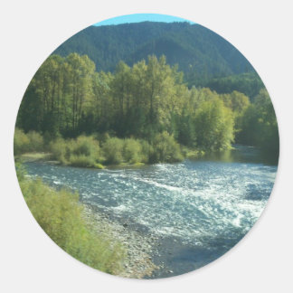 Oregon River Classic Round Sticker