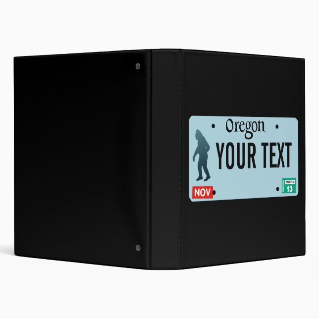 Oregon Sasquatch License Plate Binder (Background)