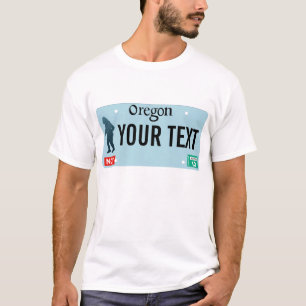 Oregon Sasquatch License Plate T-Shirt