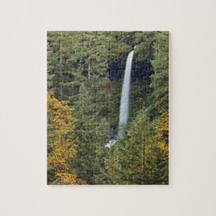 Oregon, Silver Falls State Park, North Falls Jigsaw Puzzle