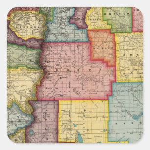 Oregon Square Sticker