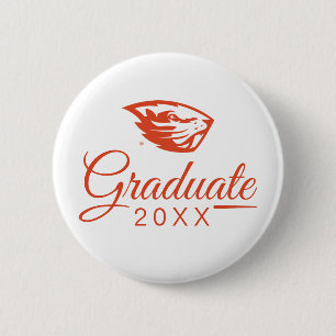 Oregon State Beavers   Beaver Head 2 Inch Round Button