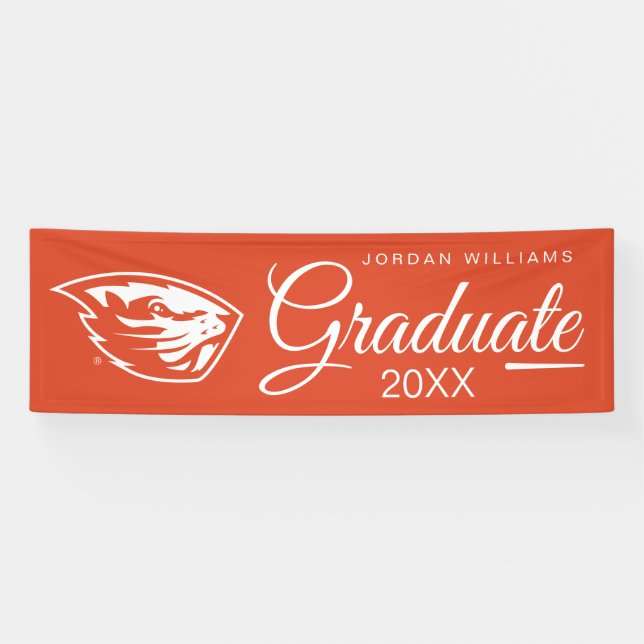Oregon State Beavers | Beaver Head Banner (Horizontal)