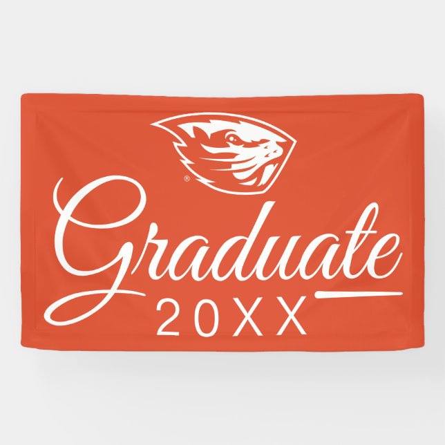 Oregon State Beavers | Beaver Head Banner (Horizontal)