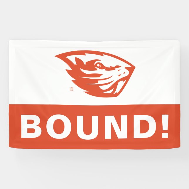 Oregon State Beavers | Beaver Head Banner (Horizontal)