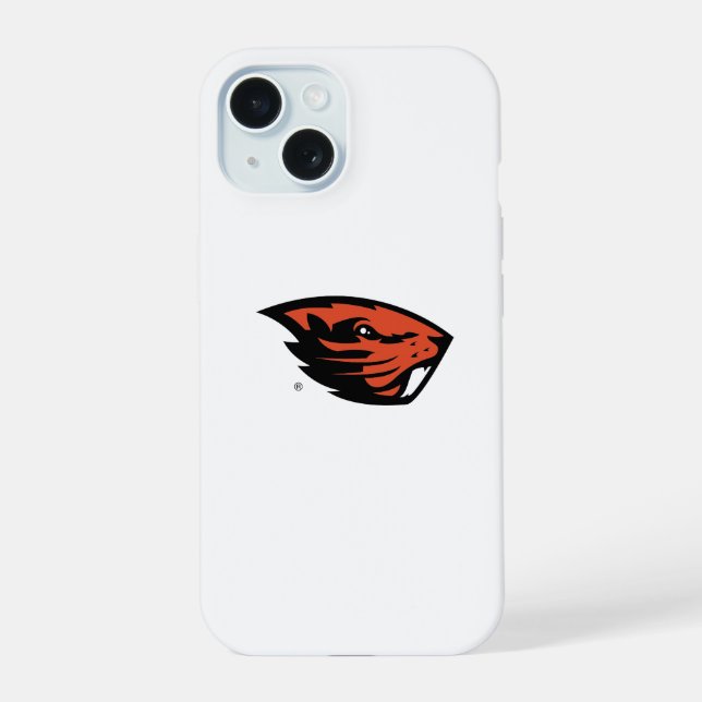 Oregon State Beavers | Beaver Head iPhone 15 Case (Back)