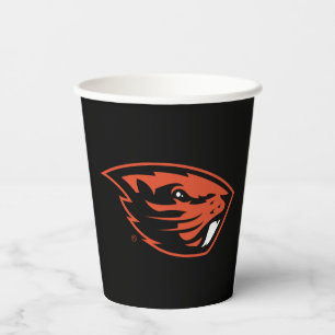 Oregon State Beavers Beaver Head Paper Cups