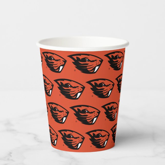 Oregon State Beavers | Beaver Head Paper Cups (Back)