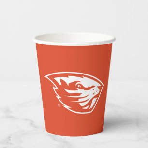 Oregon State Beavers Beaver Head Paper Cups