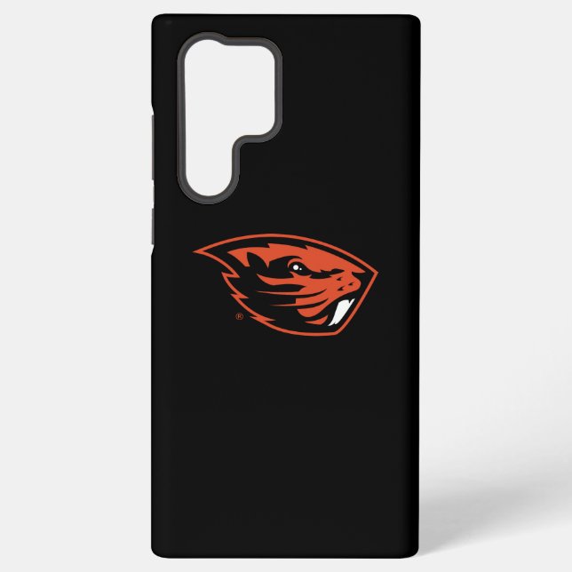 Oregon State Beavers | Beaver Head Samsung Galaxy S22 Ultra Case (Back)