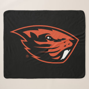 Oregon State Beavers   Beaver Head Sherpa Blanket