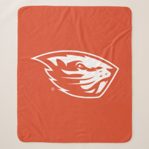 Oregon State Beavers   Beaver Head Sherpa Blanket