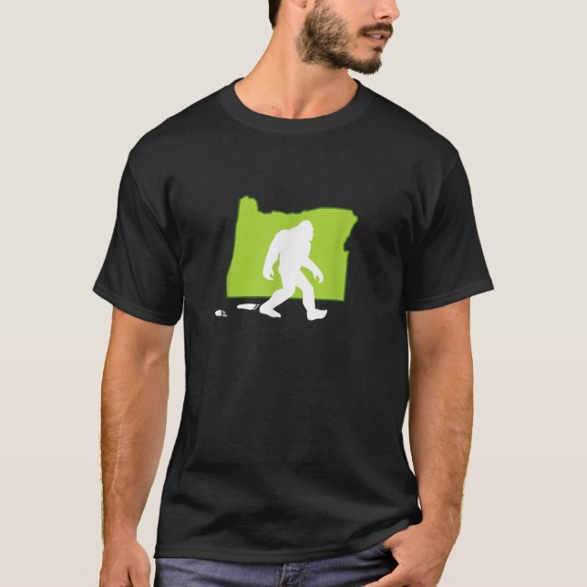 Oregon State Bigfoot Hunter T-Shirt (Front)