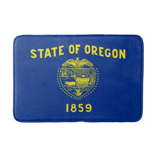 Oregon State Flag Bath Mat