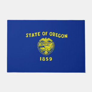 Oregon State Flag Design Doormat