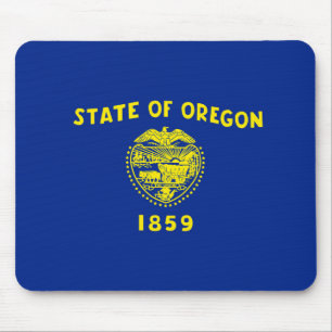 Oregon State Flag Design Mouse Pad