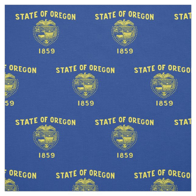 Oregon State Flag Fabric (Swatch)