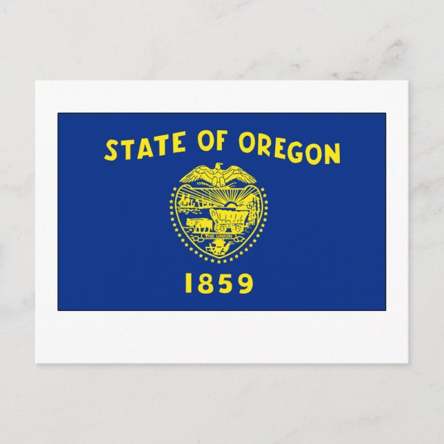 Oregon State Flag Postcard (Front)