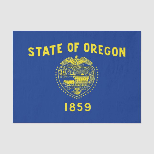 Oregon State Flag Tissue Paper (Front)