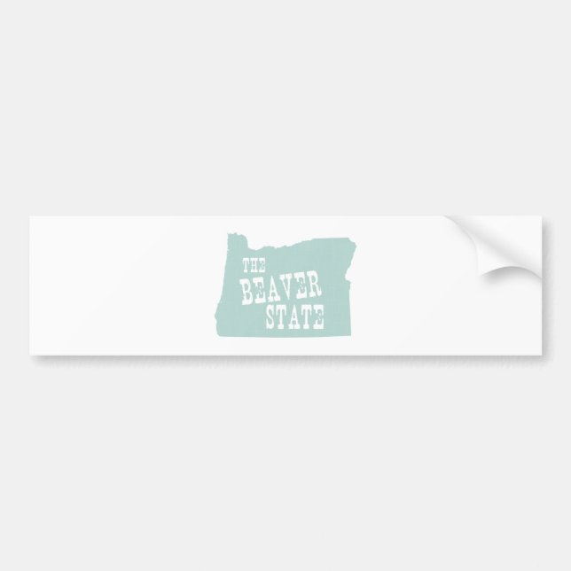 Oregon State Motto Slogan Bumper Sticker (Front)
