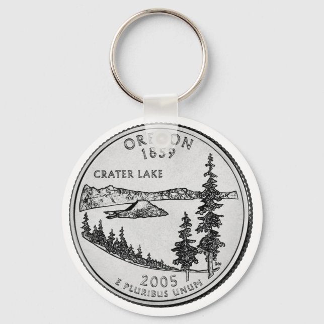 Oregon State Quarter Keychain (Front)