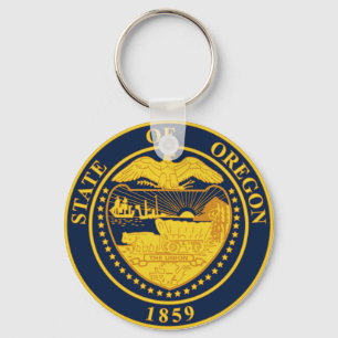 Oregon State Seal Keychain