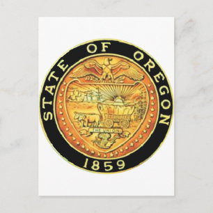 Oregon State Seal Postcard